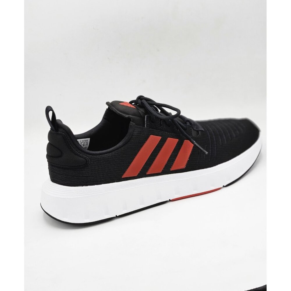 Adidas Swift Run 23 Running Shoes Mesh Black Red Mens NIB (IG4706)